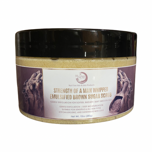 Strength of A Man Whipped Emulsified Brown Sugar Scrub